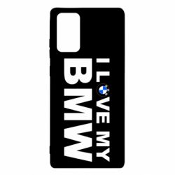 Чехол для Samsung Note 20 I love my BMW - PrintSalon