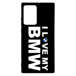 Чехол для Samsung Note 20 Ultra I love my BMW - PrintSalon