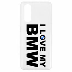 Чехол для Oppo Find X2 I love my BMW - PrintSalon