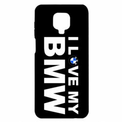 Чехол для Xiaomi Redmi Note 9S/9Pro/9Pro Max I love my BMW - PrintSalon