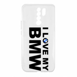 Чехол для Xiaomi Redmi 9 I love my BMW - PrintSalon