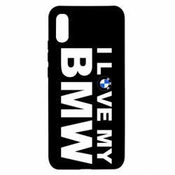 Чехол для Xiaomi Redmi 9a I love my BMW - PrintSalon