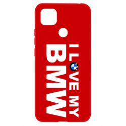 Чехол для Xiaomi Redmi 9c I love my BMW - PrintSalon