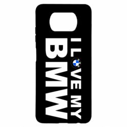 Чехол для Xiaomi Poco X3 I love my BMW - PrintSalon