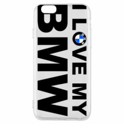 Чехол для iPhone 6/6S I love my BMW - PrintSalon