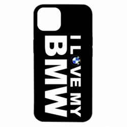Чехол для iPhone 14 I love my BMW - PrintSalon