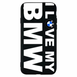 Чехол для iPhone 7 I love my BMW - PrintSalon