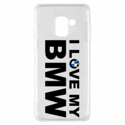 Чехол для Samsung A8 2018 I love my BMW - PrintSalon