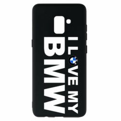 Чехол для Samsung A8+ 2018 I love my BMW - PrintSalon