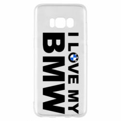 Чехол для Samsung S8 I love my BMW - PrintSalon