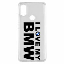 Чехол для Xiaomi Mi A2 I love my BMW - PrintSalon