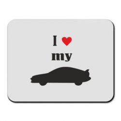Коврик для мыши I love my car - PrintSalon