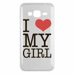 Чехол для Samsung J3 2016 I love my girl - PrintSalon
