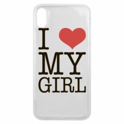 Чехол для iPhone Xs Max I love my girl - PrintSalon