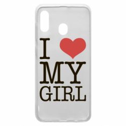 Чехол для Samsung A20 I love my girl - PrintSalon
