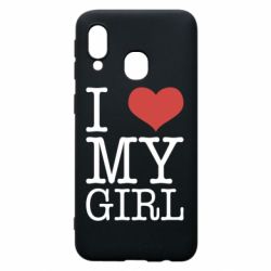 Чехол для Samsung A40 I love my girl - PrintSalon
