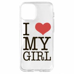 Чехол для iPhone 12 mini I love my girl - PrintSalon