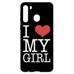 Чехол для Samsung A21 I love my girl - PrintSalon