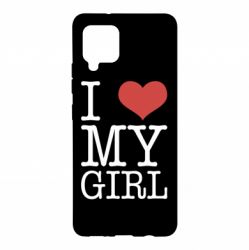 Чехол для Samsung A42 5G I love my girl - PrintSalon