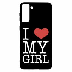 Чехол для Samsung S21 Ultra I love my girl - PrintSalon