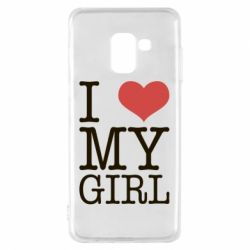 Чехол для Samsung A8 2018 I love my girl - PrintSalon