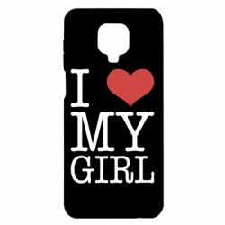Чехол для Xiaomi Redmi Note 9S/9Pro/9Pro Max I love my girl - PrintSalon