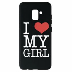 Чехол для Samsung A8+ 2018 I love my girl - PrintSalon