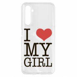 Чехол для Realme 6 I love my girl - PrintSalon