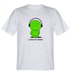 Чоловіча футболка Stedman я люблю мою музику - PrintSalon