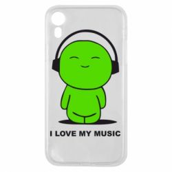 Чохол для iPhone XR я люблю мою музику - PrintSalon
