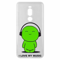 Чохол для Meizu Note 8 я люблю мою музику - PrintSalon