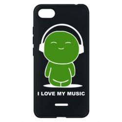 Чохол для Xiaomi Redmi 6A я люблю мою музику - PrintSalon