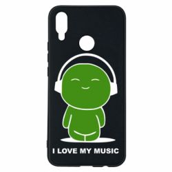 Чохол для Huawei P Smart Plus 2018 я люблю мою музику - PrintSalon
