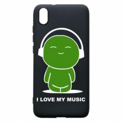 Чохол для Xiaomi Redmi 7A я люблю мою музику - PrintSalon