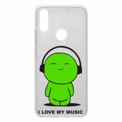 Чохол для Xiaomi Redmi 7 я люблю мою музику - PrintSalon