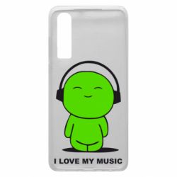 Чохол для Huawei P30 я люблю мою музику - PrintSalon