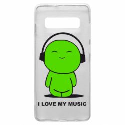 Чохол для Samsung S10+ я люблю мою музику - PrintSalon