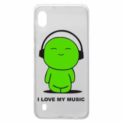 Чохол для Samsung A10 я люблю мою музику - PrintSalon