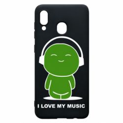 Чохол для Samsung A30 я люблю мою музику - PrintSalon