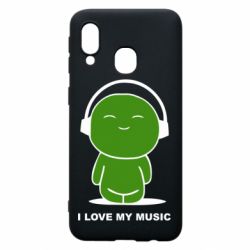 Чохол для Samsung A40 я люблю мою музику