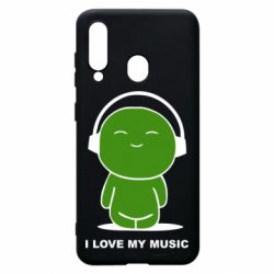 Чохол для Samsung A60 я люблю мою музику - PrintSalon