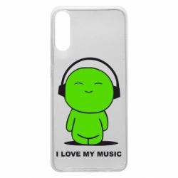 Чохол для Samsung A70 я люблю мою музику - PrintSalon
