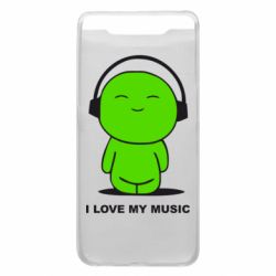 Чохол для Samsung A80 я люблю мою музику - PrintSalon