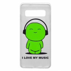 Чохол для Samsung S10 я люблю мою музику - PrintSalon