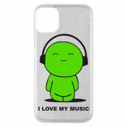 Чохол для iPhone 11 Pro я люблю мою музику - PrintSalon