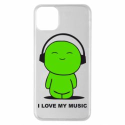 Чохол для iPhone 11 Pro Max я люблю мою музику - PrintSalon