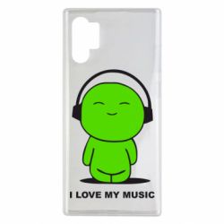 Чохол для Samsung Note 10 Plus я люблю мою музику - PrintSalon