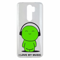 Чохол для Xiaomi Redmi Note 8 Pro я люблю мою музику - PrintSalon