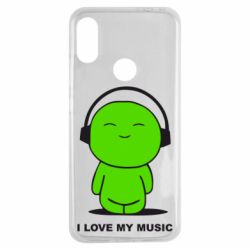 Чохол для Xiaomi Redmi Note 7 я люблю мою музику - PrintSalon