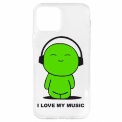Чохол для iPhone 12 я люблю мою музику - PrintSalon